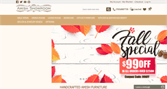 Desktop Screenshot of amishshowroom.com